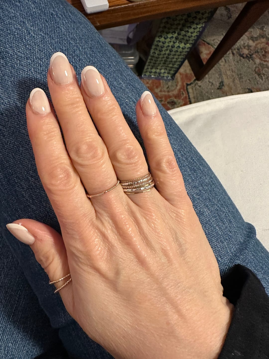 Customer photo review of Sarah McLachlan Guitar String Stacking Ring