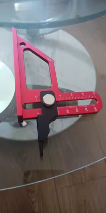 Customer photo review of PROMASTERTOOL™ Adjustable Table Saw Depth Gauge