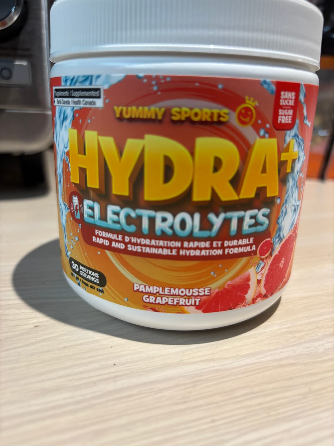 Customer photo review of Yummy Sports - Hydra + Électrolytes - 210g