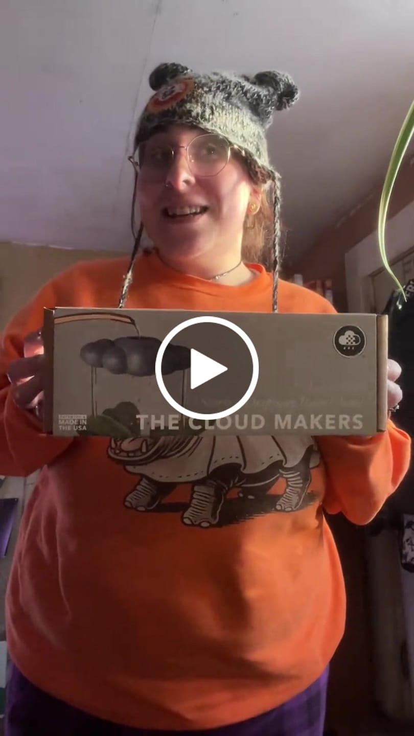 Customer video review of Stormy Dripping Rain Cloud