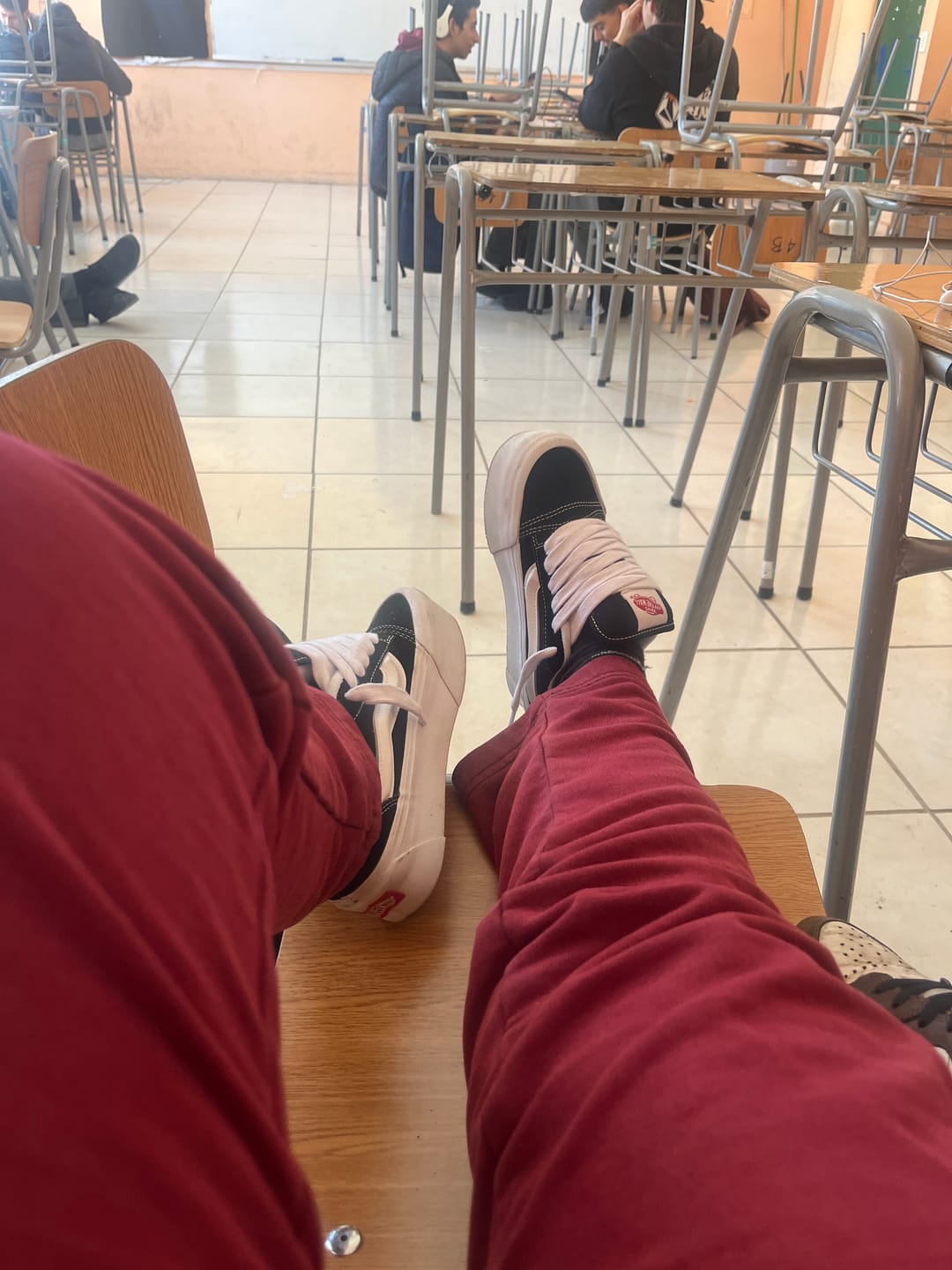 Customer photo review of Zapatilla Vans Knu Stack Plataforma Mujer Negro