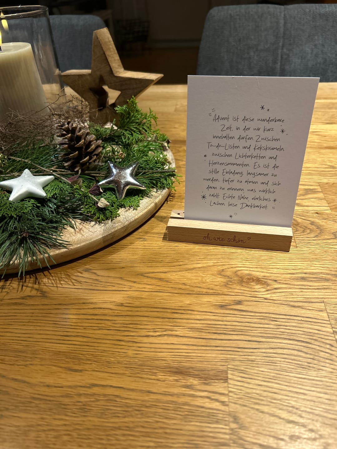 Customer photo review of Adventszeit · Postkarte