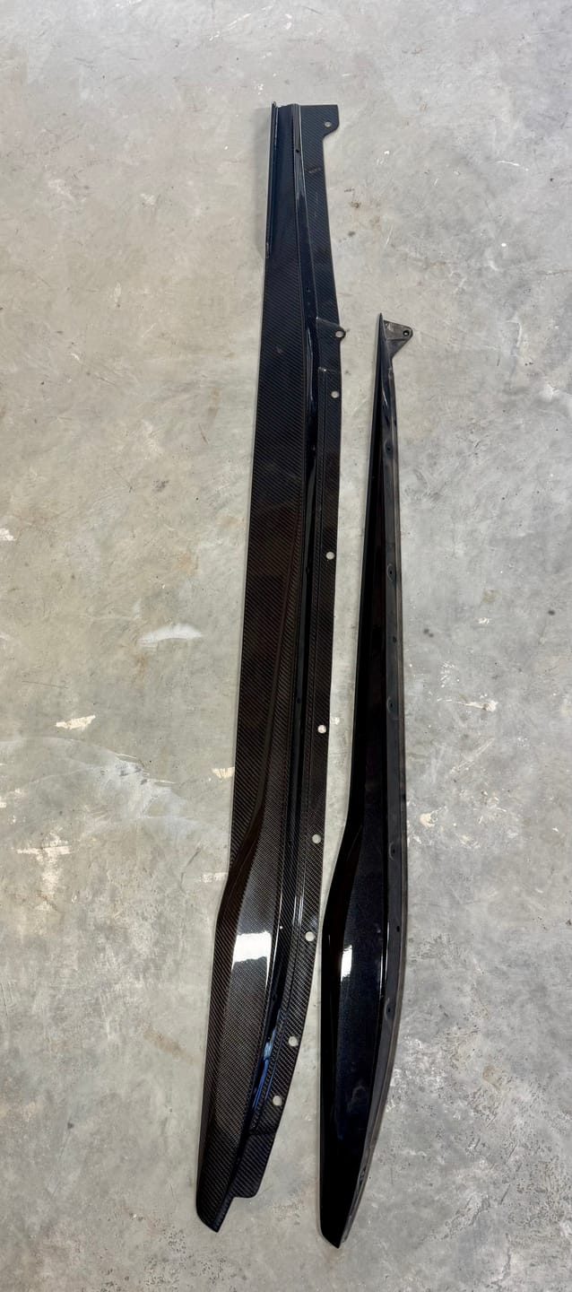 Customer photo review of Corvette C8 Models Z06 EOS Performance Track Style Side Skirts
