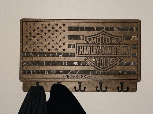 Customer photo review of PERSONALIZABLE HARLEY DAVIDSON