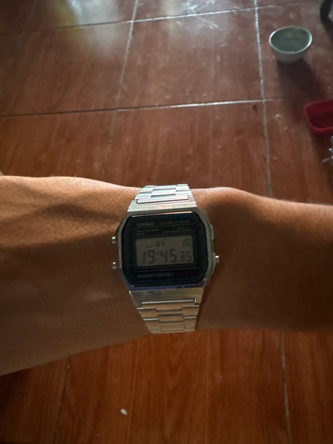 Customer photo review of Reloj Casio Vintage A158WA-1DF Azul/Plateado