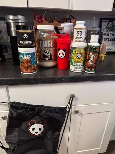 Customer photo review of Black Friday BUNDLE (Drawstring, Shaker, Funnel & Seasoning & Creatine)