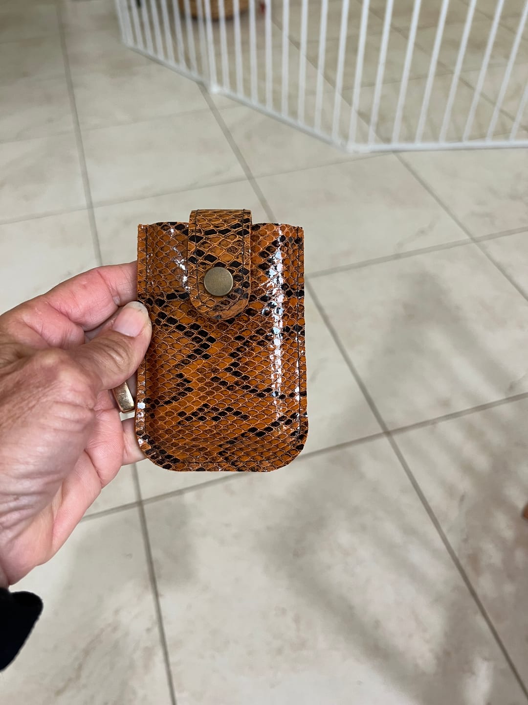 Customer photo review of POCH - Pull-out Card Holder Pattern