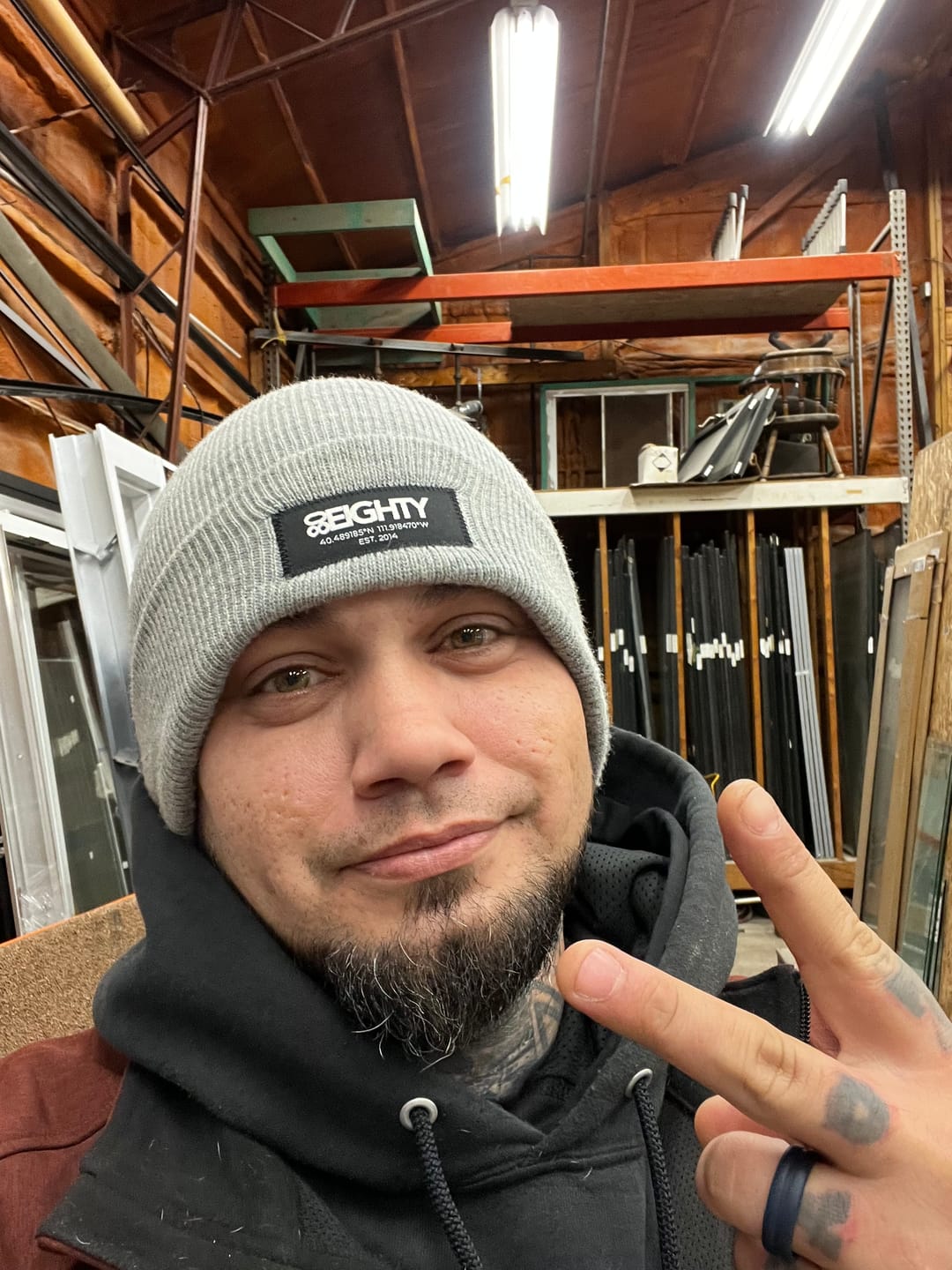 Customer photo review of 80eighty® GCS Gray Beanie