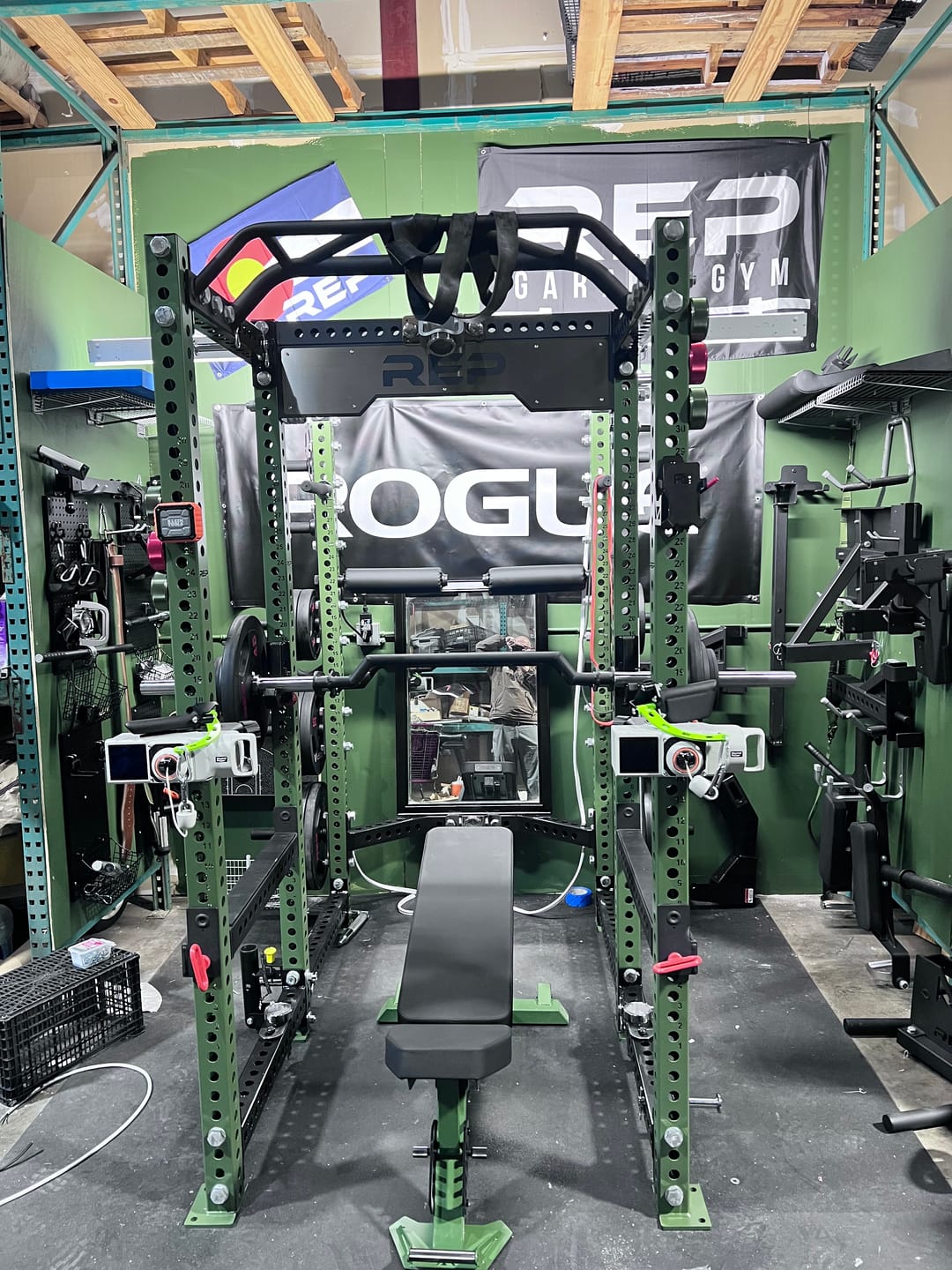 Customer photo review of Sliding Rack Mount