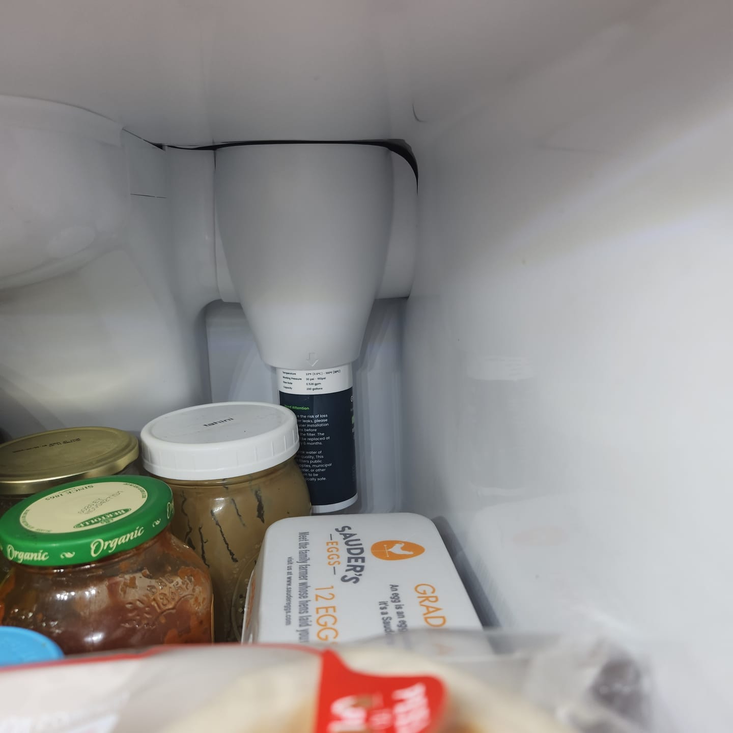 Customer photo review of Glacier Fresh Compatible with GE XWFE Refrigerator Water Filter (with RFID chip)