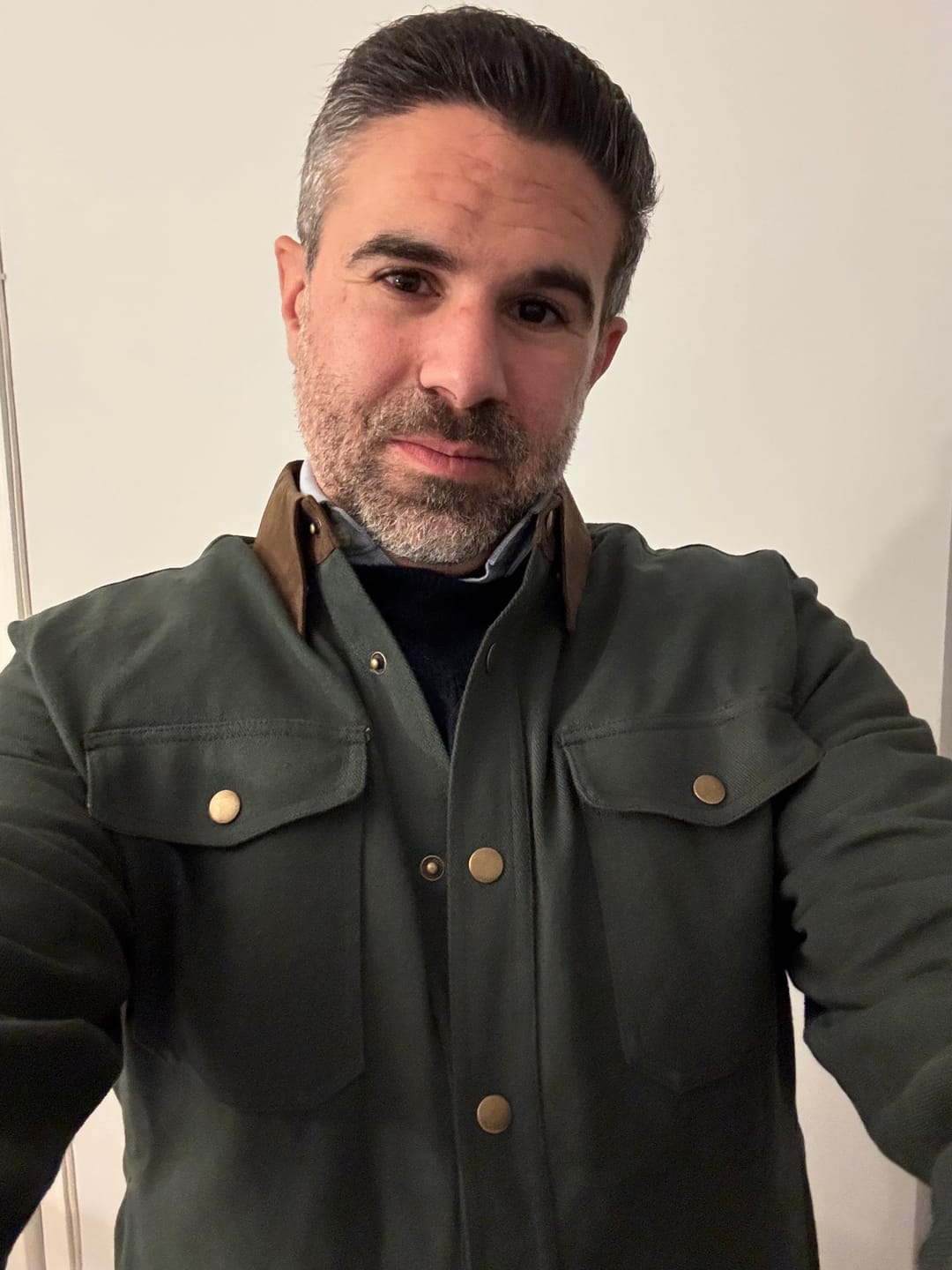 Customer photo review of Heavy-Duty Shirt Jacket "Hunter Green" – RSVLTS Reserve