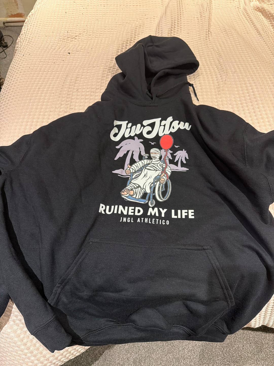 Customer photo review of Jiu Jitsu Ruined My Life - Hoodie
