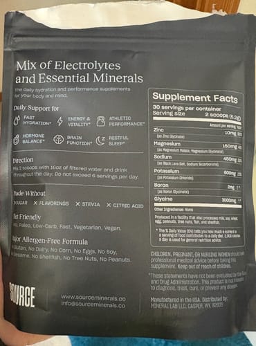 Customer photo review of Essential Mineral Mix