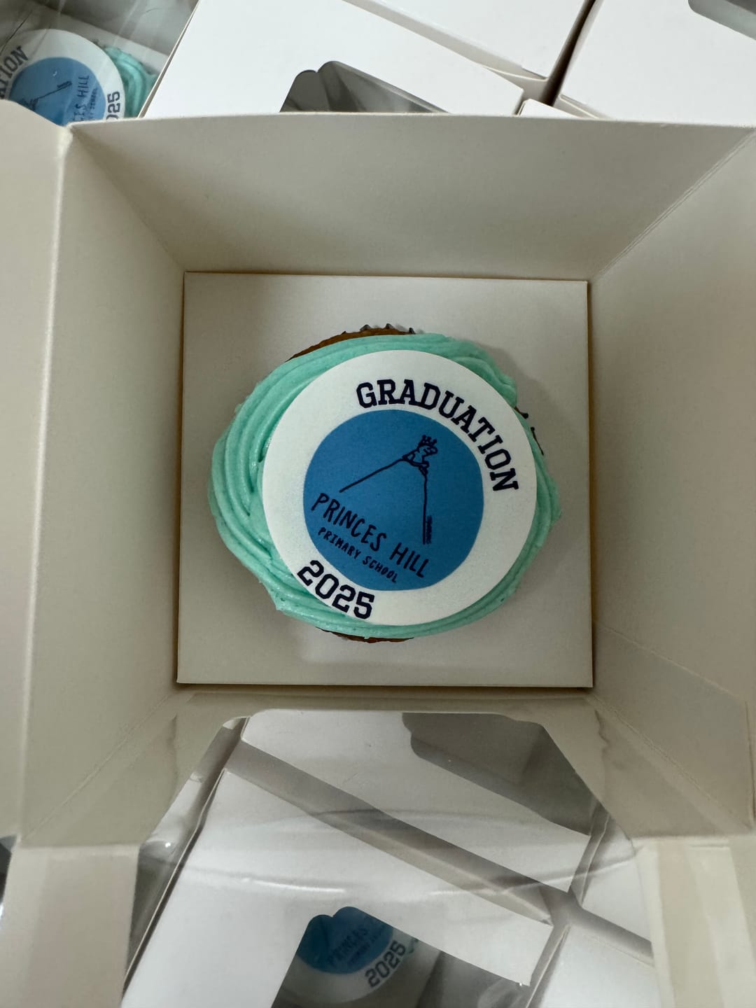 Customer photo review of 15 x 5 cm Pre-cut Standard Cupcake Custom Edible Icing Images