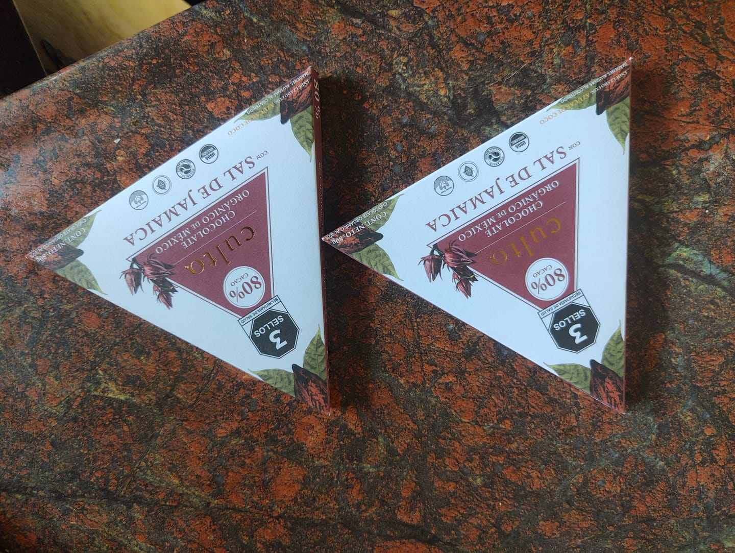 Customer photo review of Chocolate Orgánico Culto 80% 80gr con Sal de Jaimaca (T)