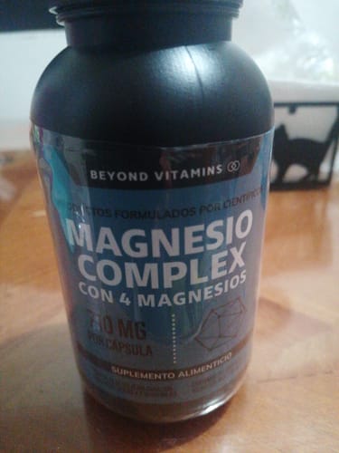 Customer photo review of Magnesio complex con 4 magnesios - 180 cápsulas
