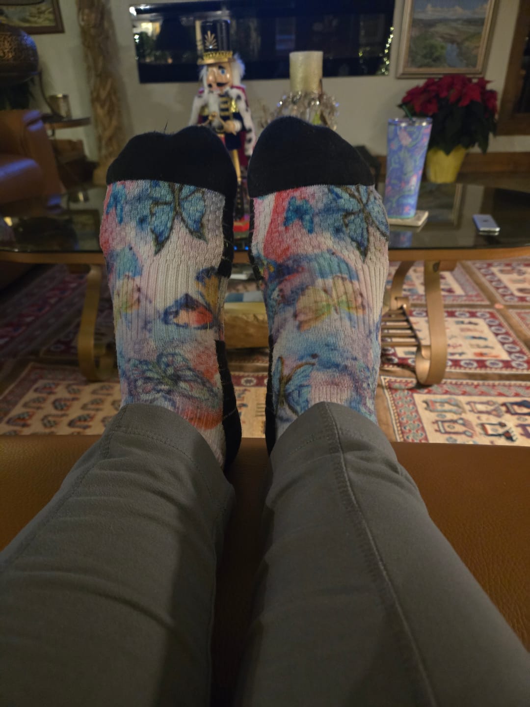 Customer photo review of Pet Garden Ankle Compression Socks 5-Pack Bundle