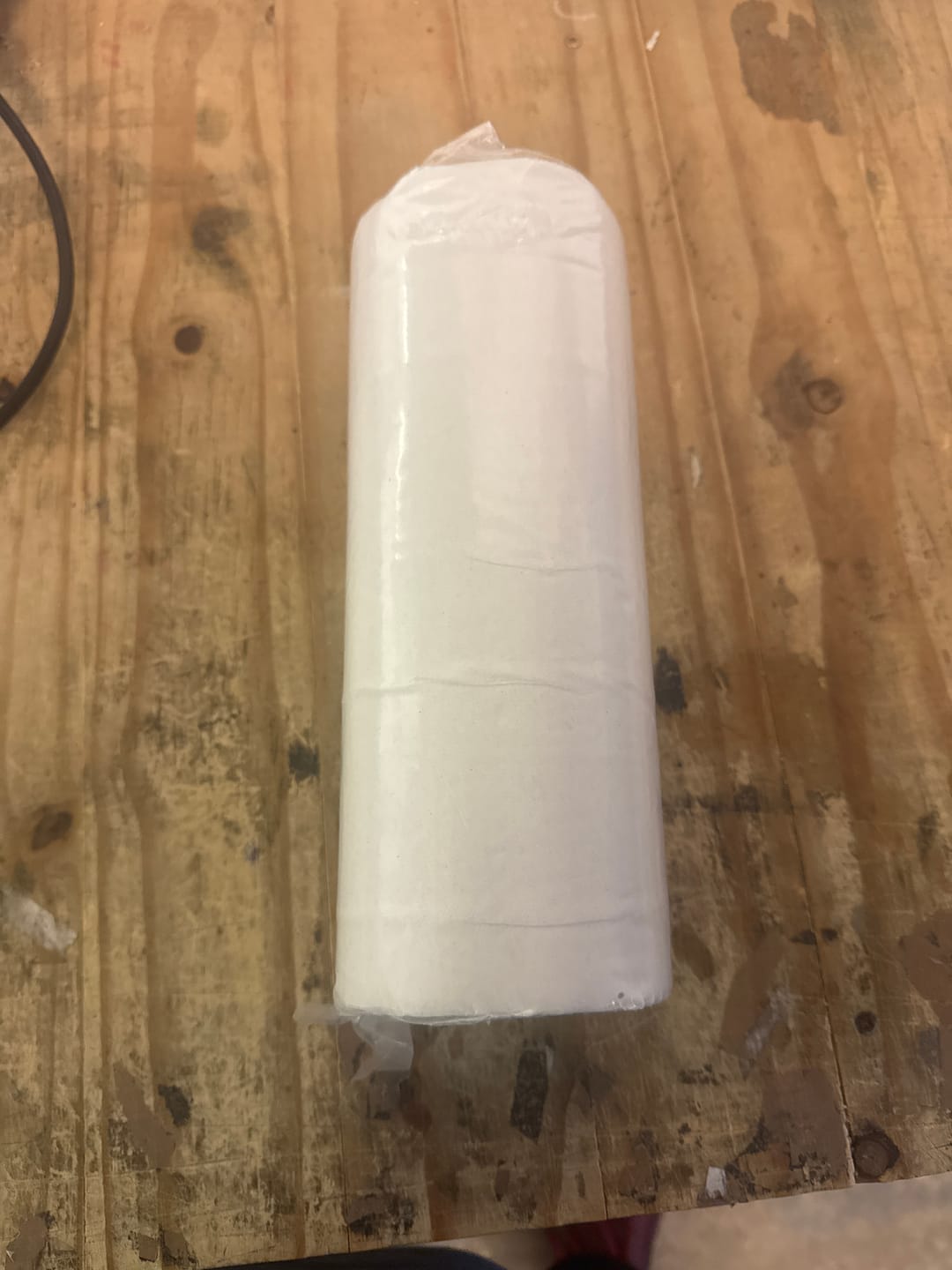 Customer photo review of Essentials White Couch Roll 10" - 2ply - 40m x 250mm - Case of 18