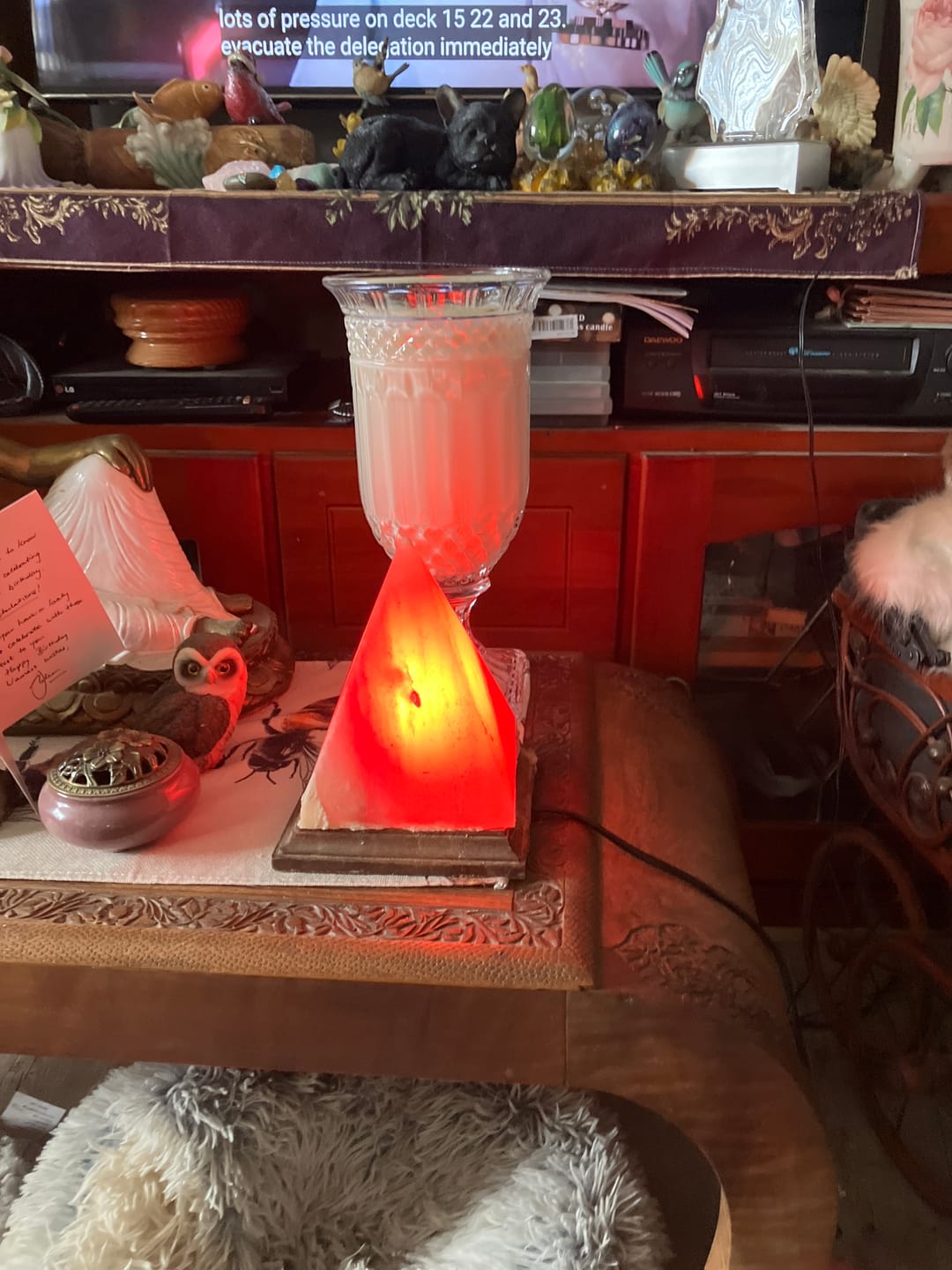 Customer photo review of Camellia & Pink Lotus (Soft Florals | Citrus | White Musk) - Crystal Vase Candle | 200hr Burn