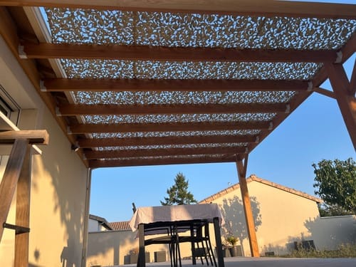Customer photo review of Filet de camouflage renforcé sable