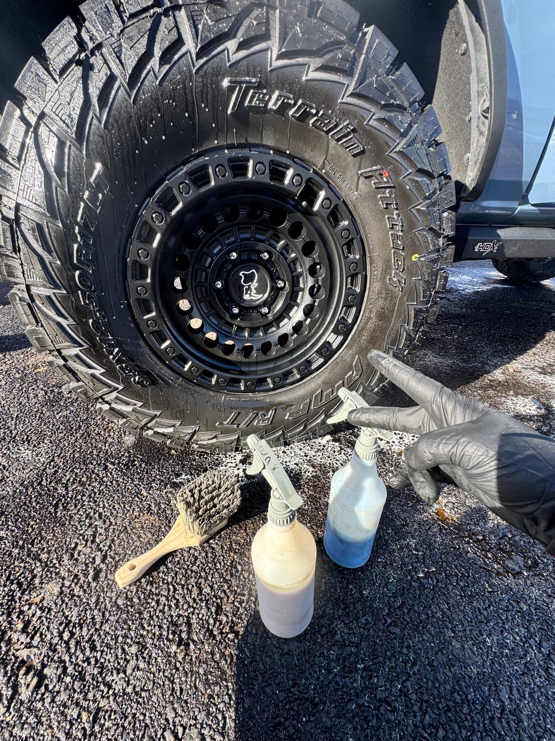 Customer photo review of Blank 32oz. Bottle w/ Chemical Sprayer
