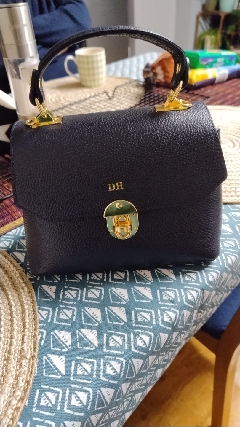 Customer photo review of The Lucinda Top Handle Bag