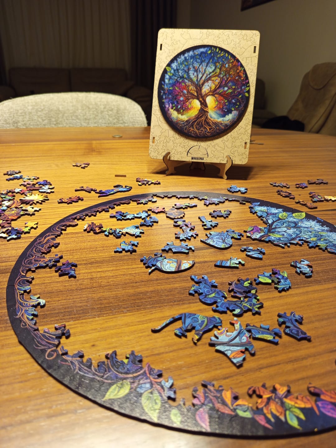 Customer photo review of Hayat Ağacı - Ahşap Puzzle
