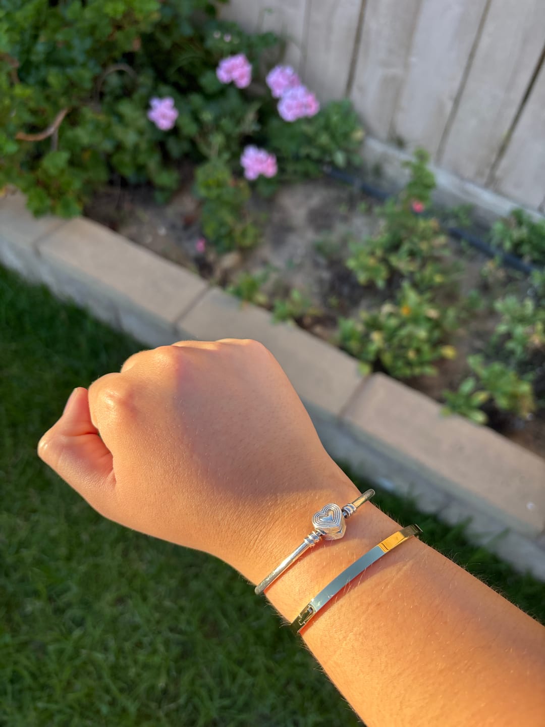 Customer photo review of Classic Flat Bangle