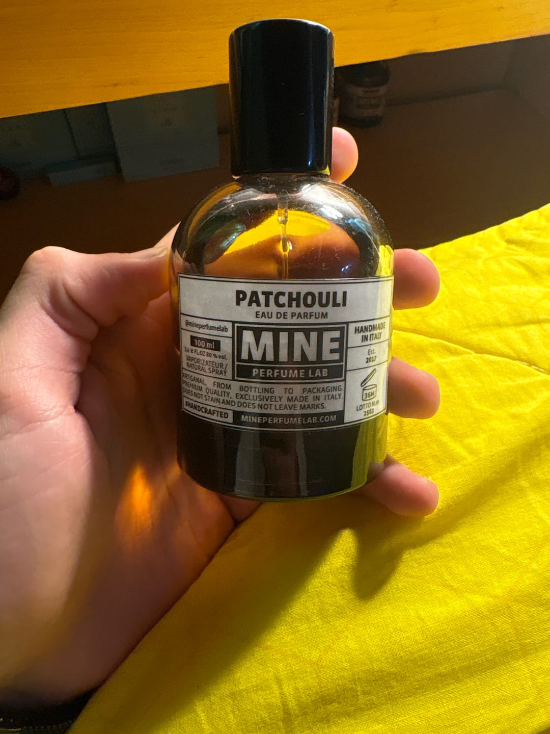 Customer photo review of PATCHOULI