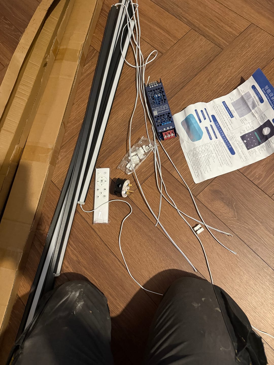 Customer photo review of Wall Panel LED Lighting Strip Kit