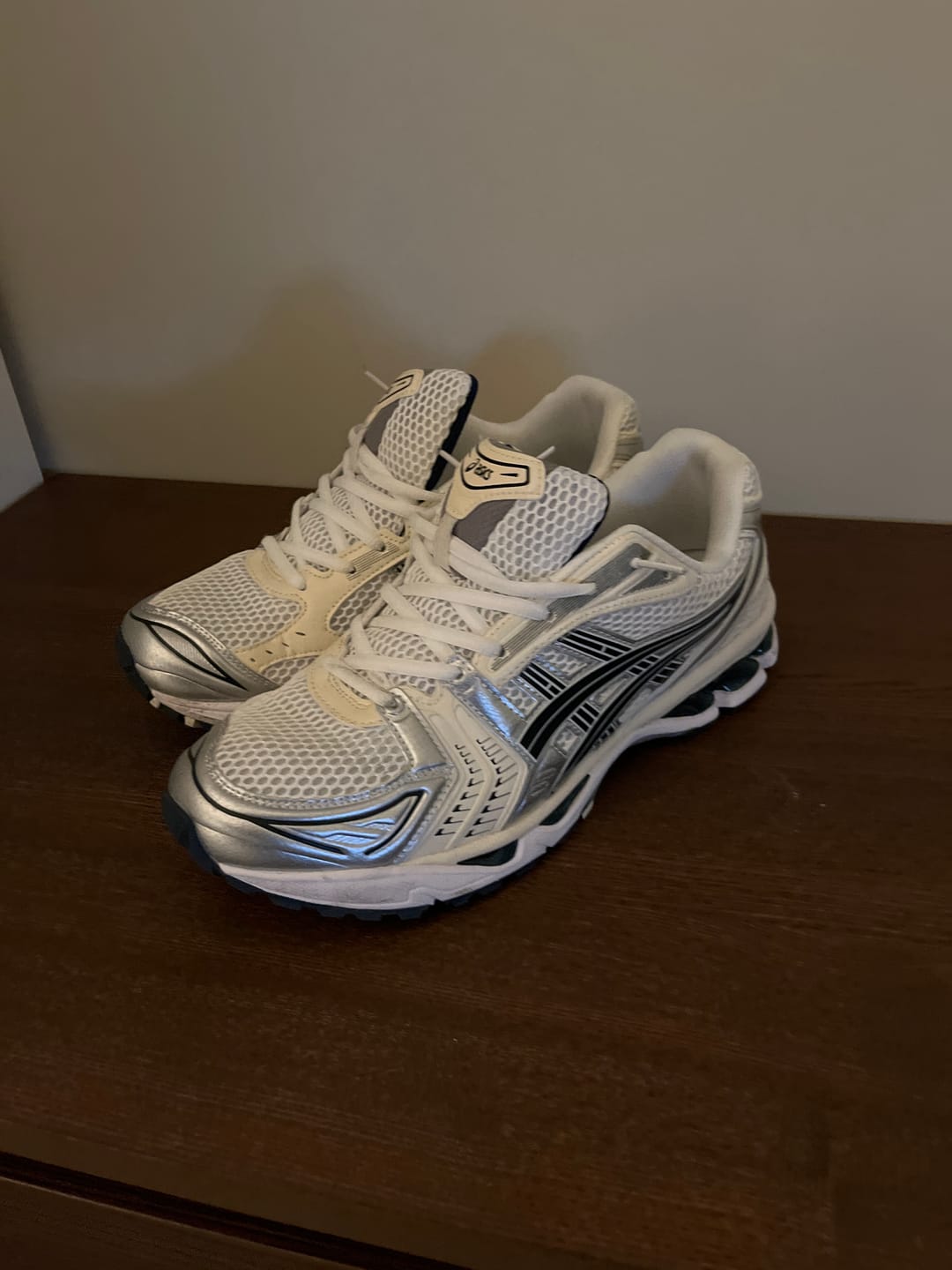 Customer photo review of ASICS Gel Kayano 14 White Midnight