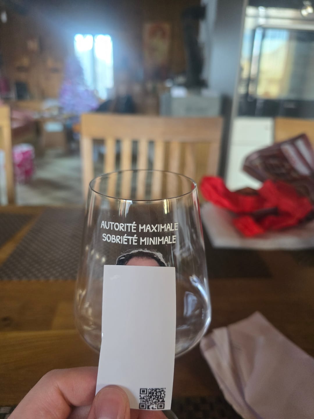 Customer photo review of Besties – Verre à vin personnalisé pour meilleures amies avec photo et citation