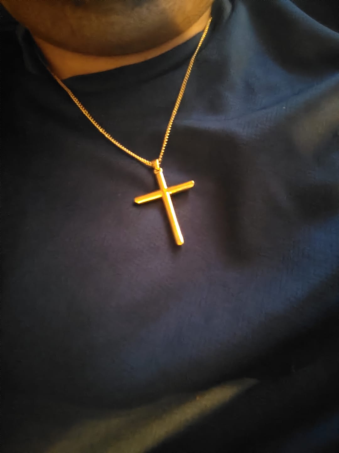 Customer photo review of Collar Eternity SS316L Elect. Oro 18k