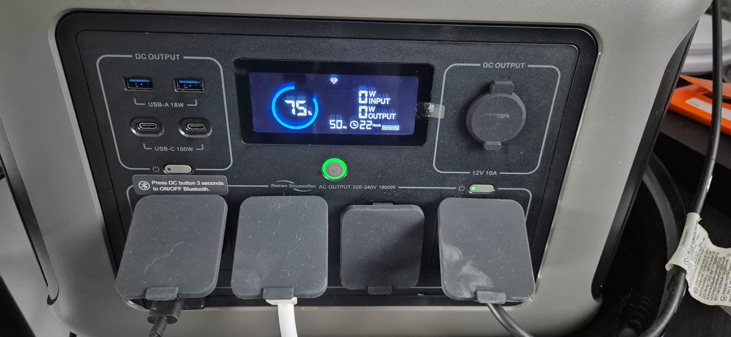 Customer photo review of ALLPOWERS R1500 Portable Power Station 1800W 1152Wh LiFeP04 Battery