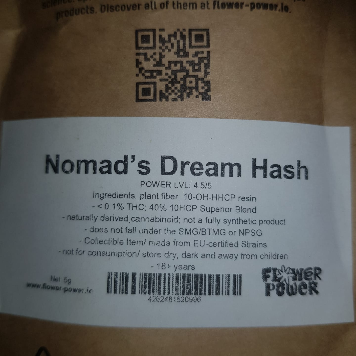 Customer photo review of 🏜️ Nomad’s Dream Hasch - Power LVL: 5/5