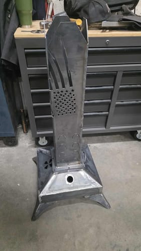 Customer photo review of Smudge Pot Build Plans (DXF FILE)