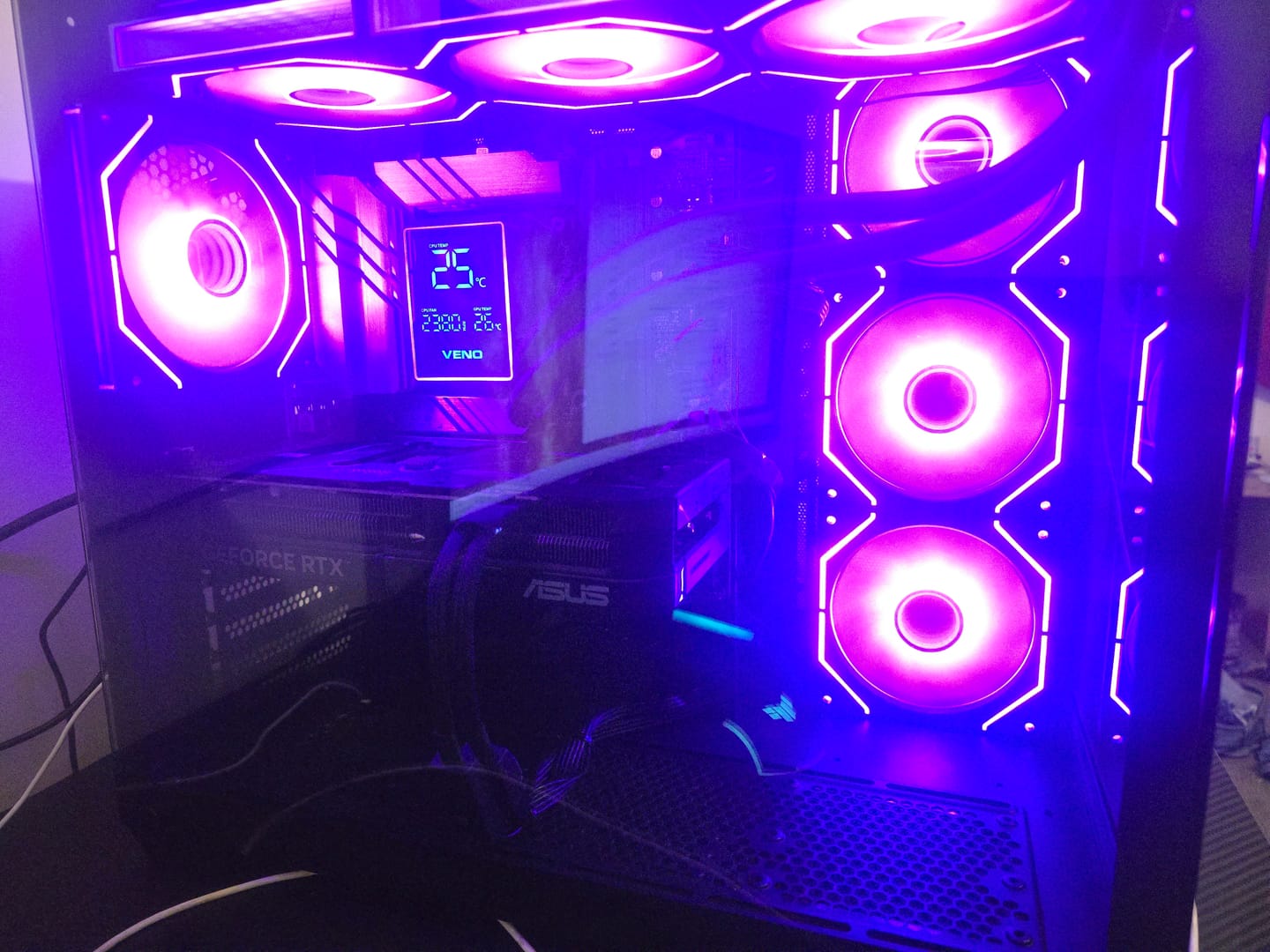 Customer photo review of Nemesis 4 ASUS Gaming PC Bundle - Intel Core i7 12th Gen RGB 16GB RAM RTX 5070 12GB GDDR7 Ai Ready N7-SE203