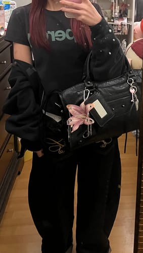 Customer photo review of Embroidered Scimitar Jeans