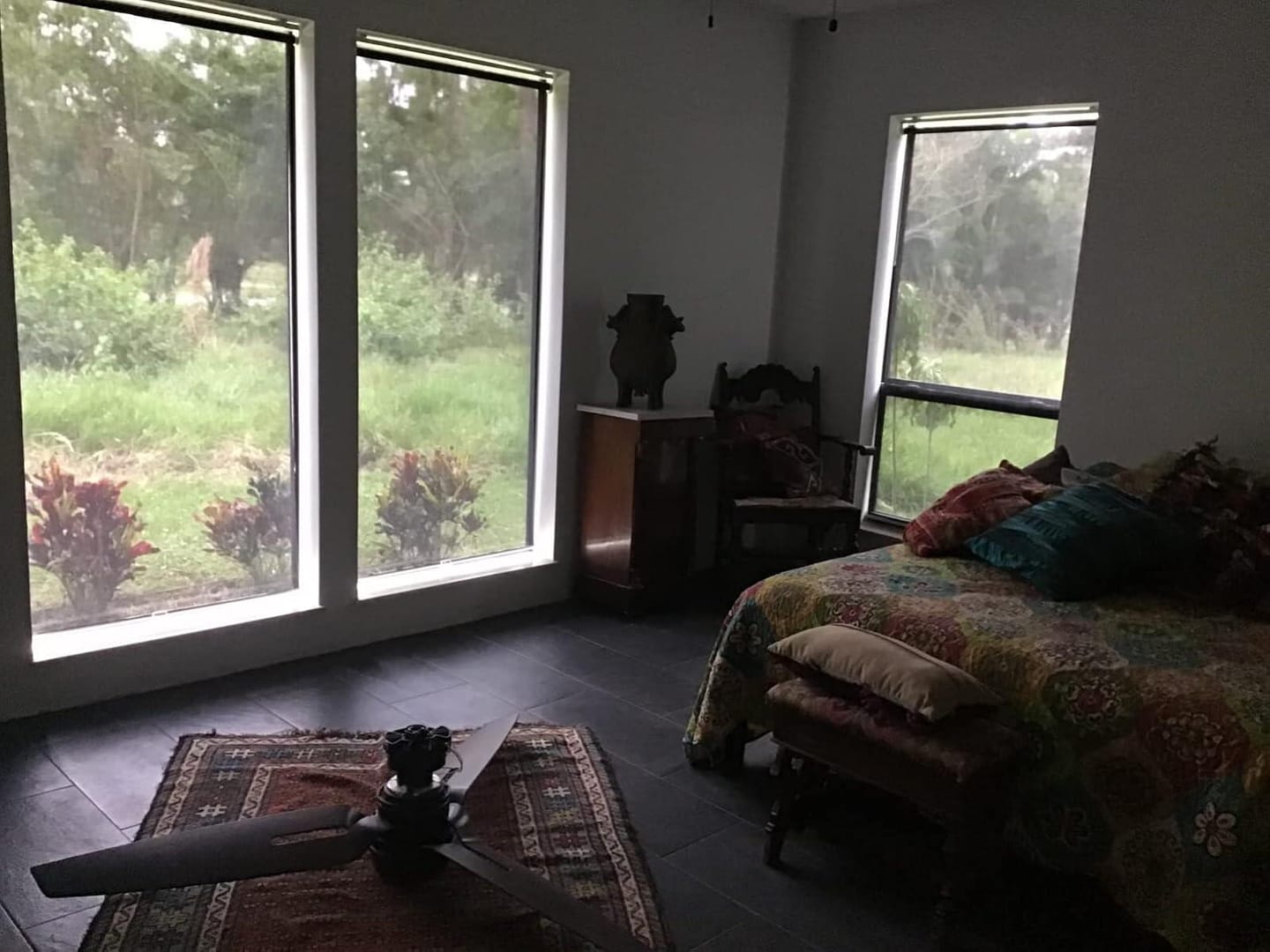Customer photo review of Ready Made 5% Openness Light Filtering Roller Shades