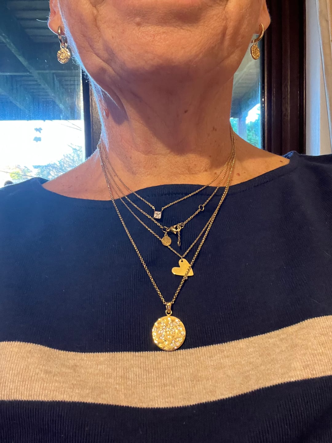 Customer photo review of Zodiac Necklace