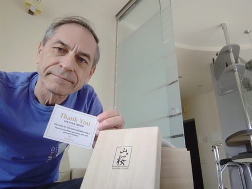 Customer photo review of Sakura - Japanese Whiskey Glass