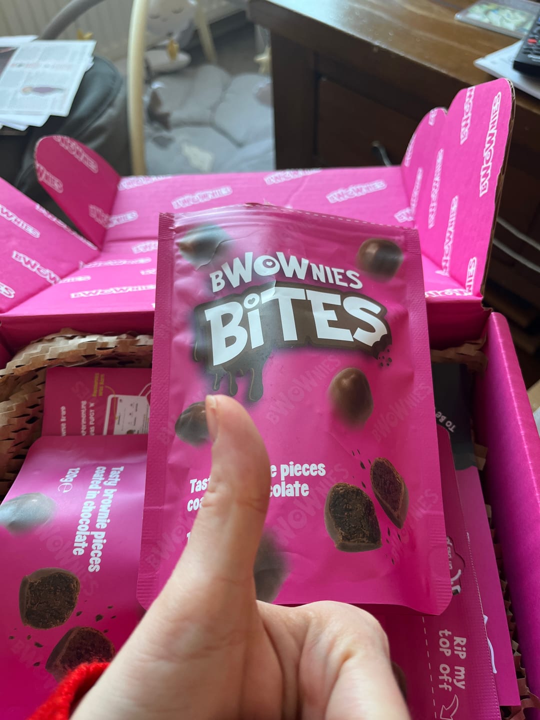 Customer photo review of BWOWNIES BITES