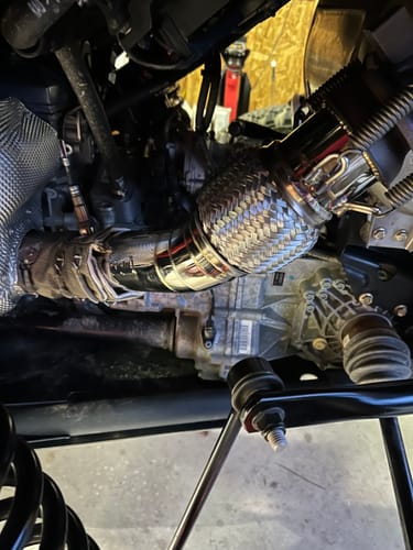 Customer photo review of RPM Can-Am Maverick R Turbo 3" BIG MOUTH Mid Pipe