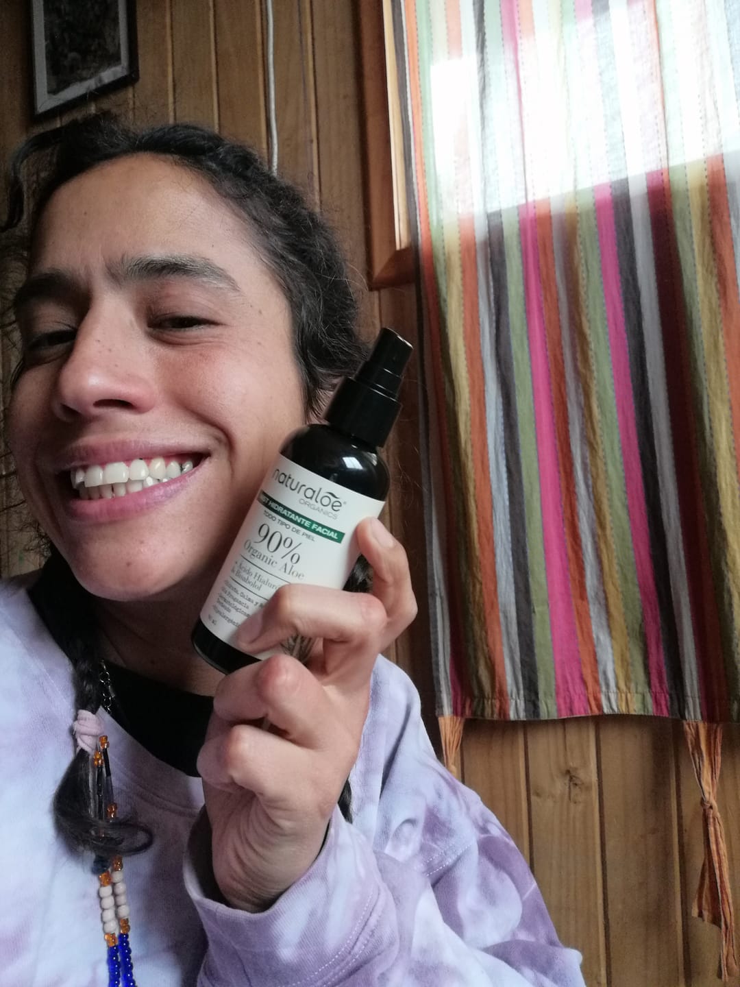 Customer photo review of Mist Hidratante Facial 140ml