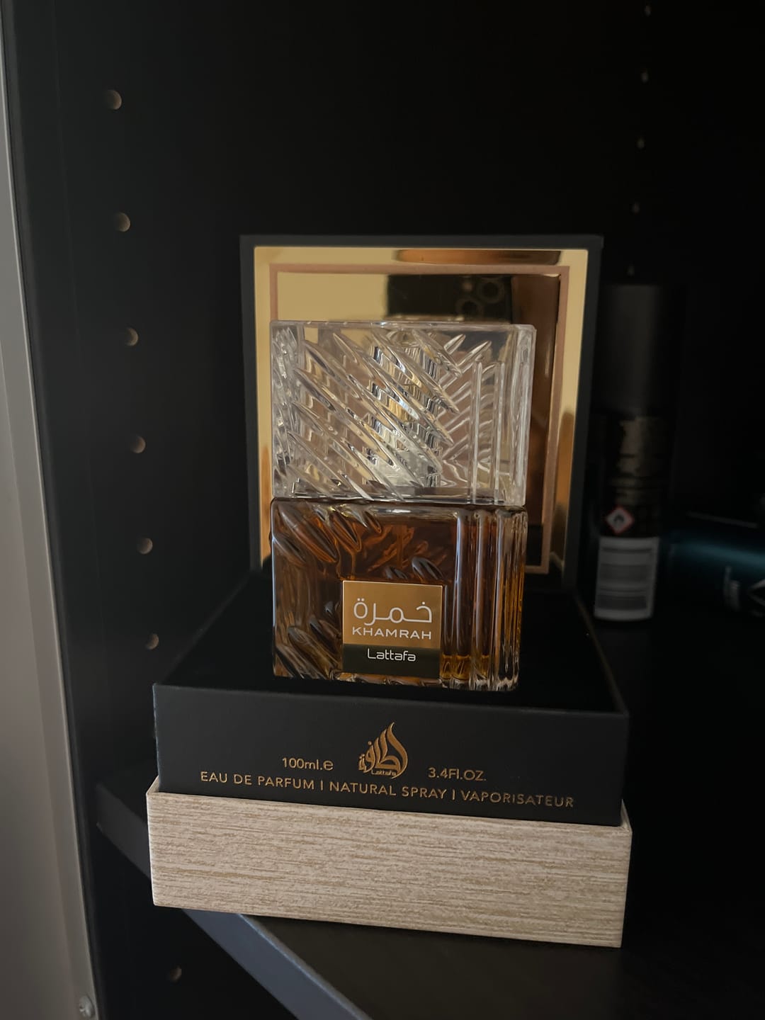 Customer photo review of Eau de Parfum Khamrah - Lattafa 100 ML