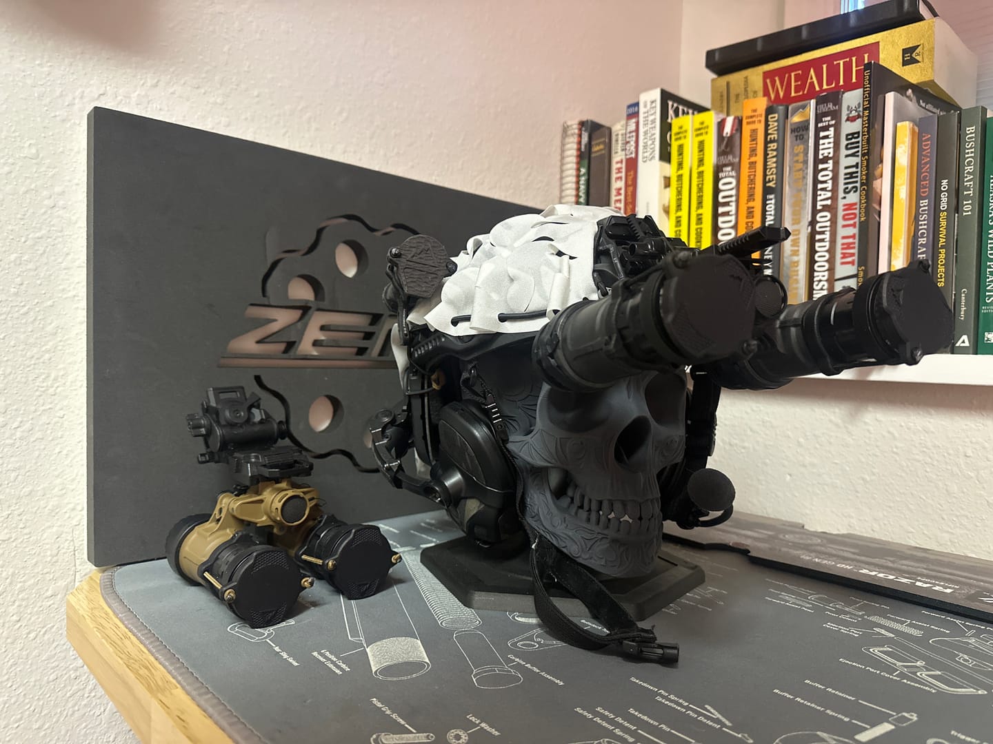 Customer photo review of HelmetScrim™ 2.0 | Camo Netting for Helmet