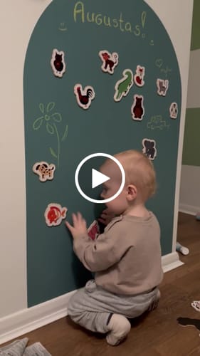 Customer video review of Magnetic Wall Board