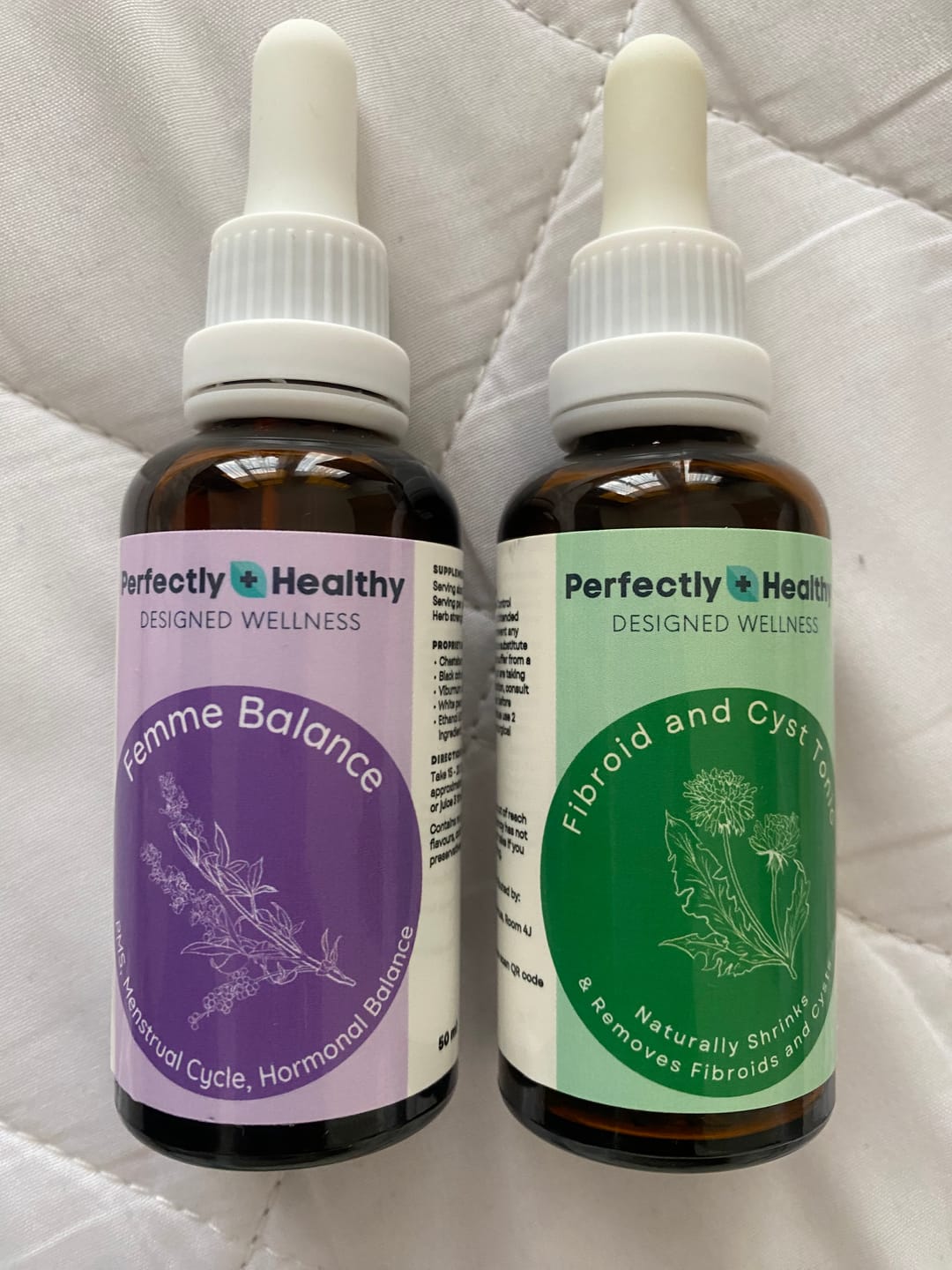 Customer photo review of Fibroid & Hormonal Balance Combo