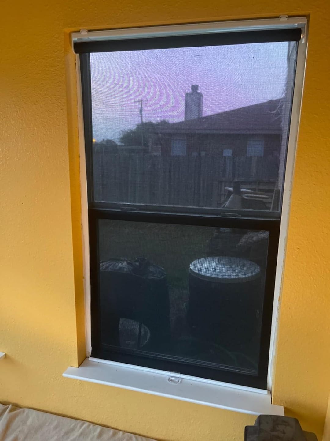 Customer photo review of Ready Made 5% Openness Light Filtering Roller Shades