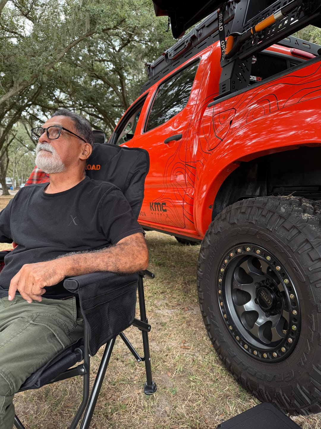 Customer photo review of OPENROAD Camping Chair Pro